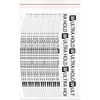 Ultrahold WKR-UHT-C Clear Double Side Adhesive Walker Tape, 2cm Width, 7.5cm Length