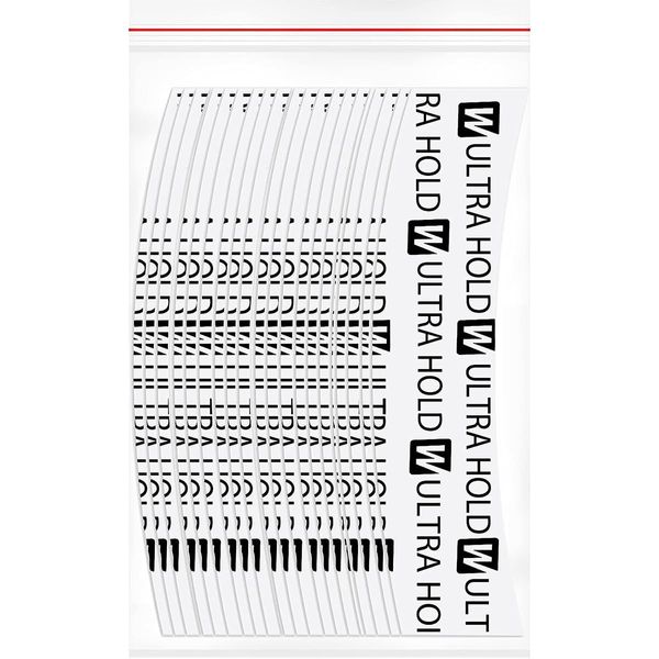 Ultrahold WKR-UHT-C Clear Double Side Adhesive Walker Tape, 2cm Width, 7.5cm Length