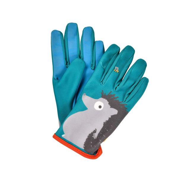 Burgon & Ball National Trust Hedgehog Gloves, Childrens, Gardening, Hands, Kids, Toys, Outdoor, Teal GNT/CHHOGGLOVE one size