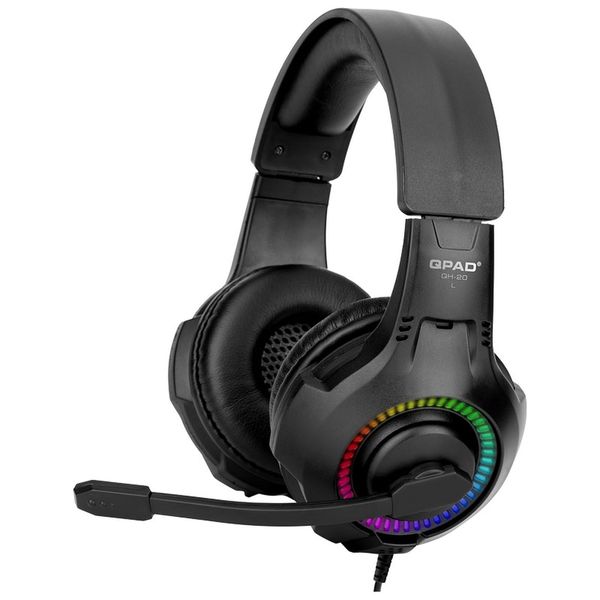 Qpad Qh-20 RGB Stereo Gaming Headset, Multiplatform PC