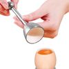 Stainless Steel Eggshell Top Cutter - Soft & Hard Boiled Egg Topper, Poached Egg Shell Remover