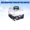 HYWHUYANG Gate Release Button, Push to Exit Button, Weatherproof Green Push Button Switch One Button Control Box for Gate Opener, Green Momentary Switch, Emergency Stop Latching Push Button Switch
