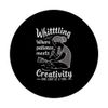 Whittling Kit, Carving Tools, Woodworking Projects, Wood PopSockets Swappable PopGrip