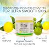 The Keys Sea Salt Scrub - Exfoliating Body Scrub with Wooden Spoon- Foot Scrub and Hand Scrub for men, women - Made with Pure Florida Sea Salt Organic Essential Oils & Nutrients (Key Lime, 3.4 oz).
