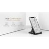 MoKo Phone/Tablet Stand, Foldable Desktop Holder for 4-11" Devices, Fit with iPhone 16/Pro/Pro Max/Plus, iPhone 15/Pro/Pro Max/Plus, iPhone 14/Pro/Pro Max/Plus, iPhone 13/Pro/Pro Max/Plus, Black