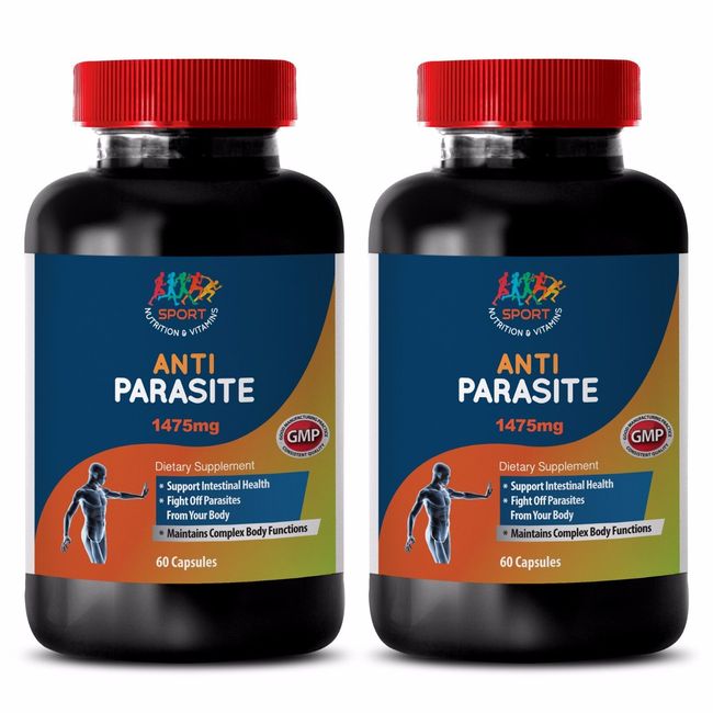 Eliminate Parasites From Body - Anti Parasite Solution 1475mg - Wormwood 2B