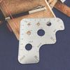Folpus Leather Craft Drawing Ruler Rounded Corner Template Circle Stencil Tool