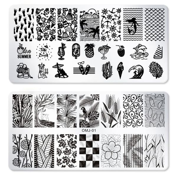 XPEX nail art picture stamp plate con decorazione nail art appositamente progettata, nail art stamping in acciaio inox, nail art press strumenti nail art fai da te