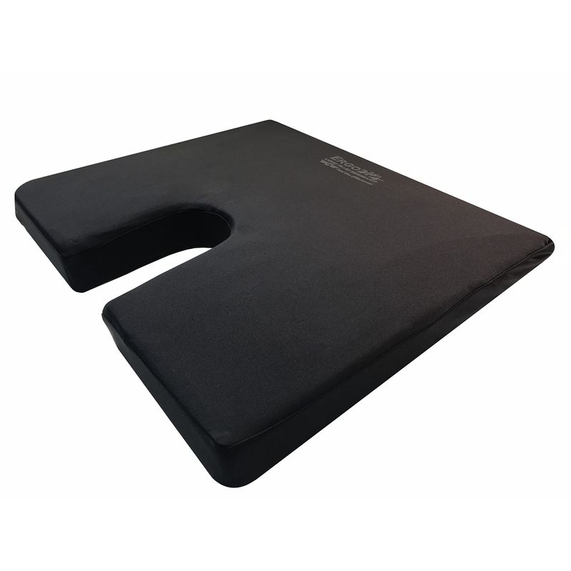 ERGO21 Liquicell Cuscino Originale Per Seduta - Sciatica E Mal Di Schiena, Con Tecnologia LiquiCell, 18x43x5 Cm, Fino A 90 Kg