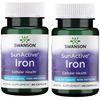 Swanson Sunactive Non-Irritating Iron 15 Milligrams 90 Capsules (2 Pack)