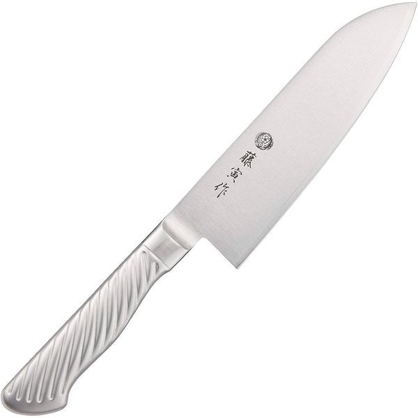 Tojiro Fujitora DP Cobalt All Metal Santoku Knife 170mm FU-895