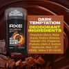 AXE Deodorant Stick For Men For Long Lasting Odor Protection, Dark Temptation Smooth Dark Chocolate Scent Men's Deo, Formulated Without Aluminum 3.0oz