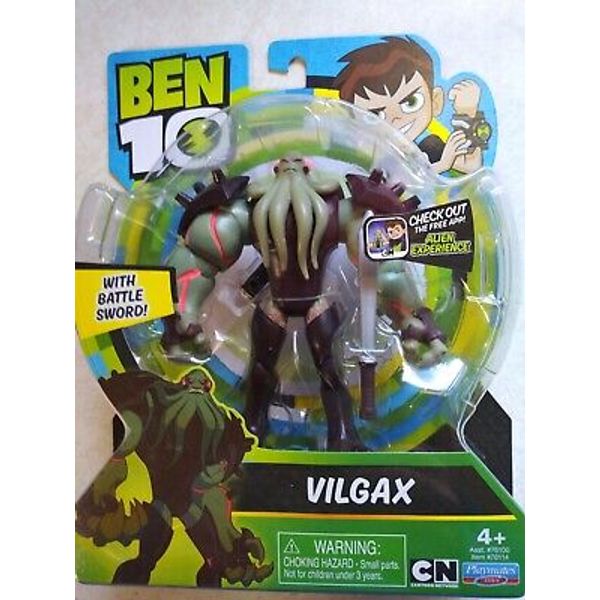 BEN 10 VILGAX NEW IN PACKAGE PLAYMATES + FREE SHIPPING + ON ALL BEN 10 FIGURES!