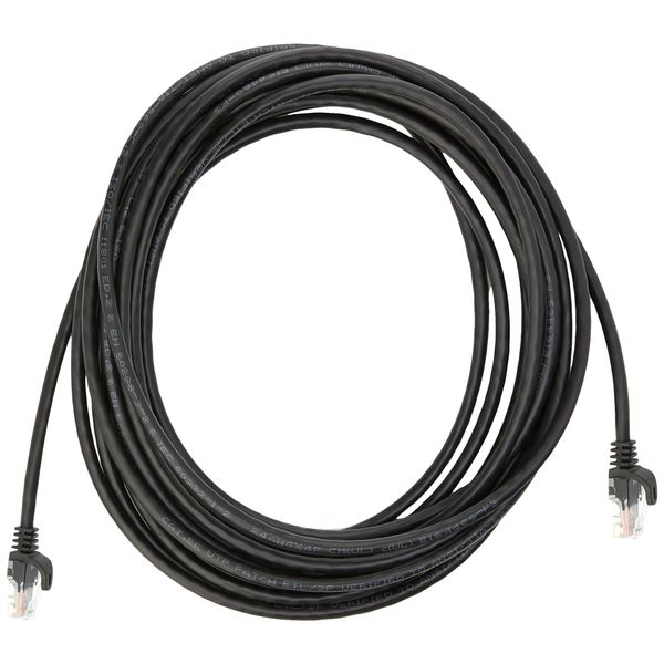 StarTech.com 7m Black Cat5e Patch Cable with Snagless RJ45 Connectors - Long Ethernet Cable - 7 m Cat 5e UTP Cable (45PAT7MBK)