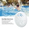 Fdit Inground Swimming Pool Main Drain Cover Efficient Drainage Rounded Design Strong Compatibility Pool Drain Cover Replacement for Inground Pools