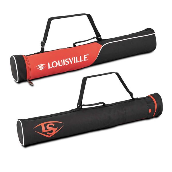 Louisville Slugger Baseball Softball Bat Case Junior Bat Case (2 Bats) Junior WTLBJ12RD BLACK/RED