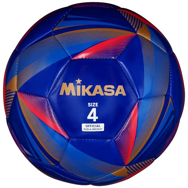 MIKASA FT429D-NB Soccer Ball No. 4 (For Elementary School Students), Navy, Recommended Inner Pressure: 0.600 kgf/cm²