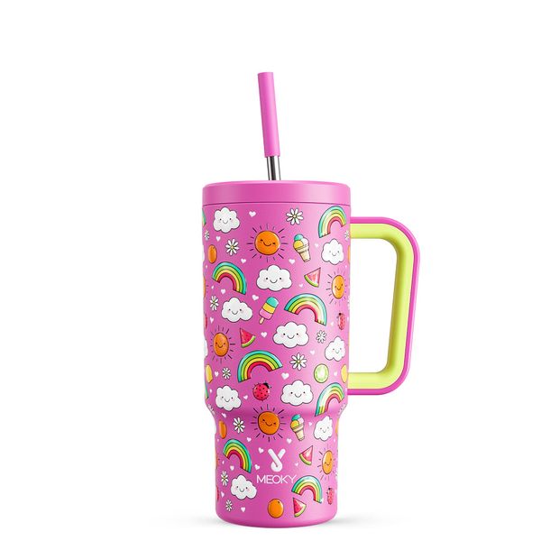 Meoky 24 oz Tumbler with Handle (WC)