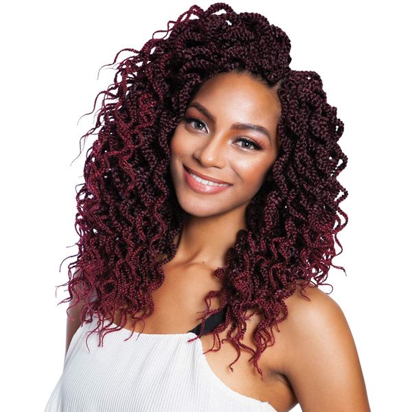 MULTI PACK DEALS! Mane Concept Synthetic Hair Crochet Braids 2X Wanda Box Braid 12" (5-PACK, 4)