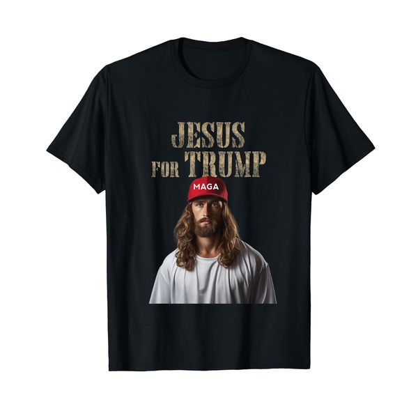 Jesus for Trump 2024 Shirt Presidential Election T-Shirt