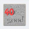 Fridge Magnet Wooden 40th Birthday Gift 40 Token Present