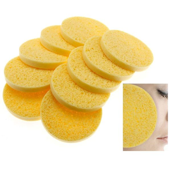 New 10 x Cellulose Facial Sponges Natural Facial Cleansing Sponge Face Sponge