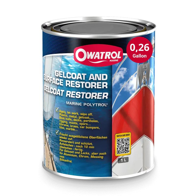 Owatrol Marine Polytrol - 1.06 US Quart - Boat Gelcoat Restorer ...