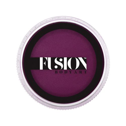 Fusion Body Art Pro Face Paint | Prime Deep Magenta (32gm), Professional Quality Water Activated Face and Body Paint Supplies Single Makeup Cake Hypoallergenic, Non-Toxic, Safe, Vegan