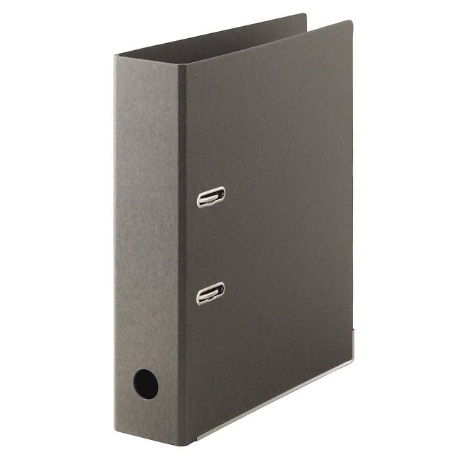 MUJI 82110807 2 Hole File Arch Type A4 70mm Dark Gray