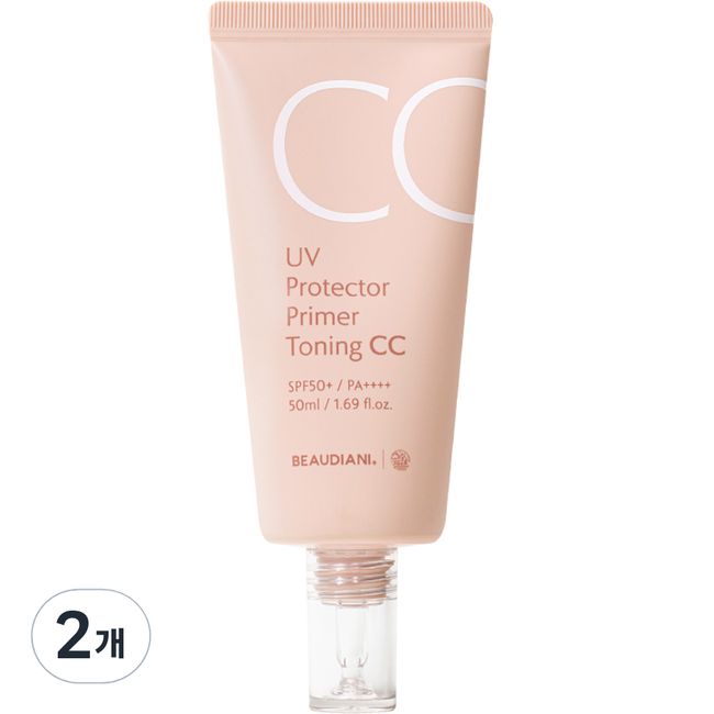 Beaudiani UV Protector Primer Toning CC Cream SPF50+ PA++++ 50ml, 1ea