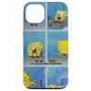 iPhone 13 SpongeBob SquarePants SpongeBob Bubble Technique Grid Logo スマホケース