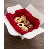 BRUBAKER Cosmetics 6 Handmade "Merry Christmas" Spa Bath Bombs Bath Melts Bath Truffles Gift Set - All Natural Vegan, Organic Shea Butter, Cocoa Butter and Olive Oil Moisturize Dry Skin