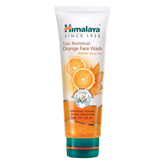 Himalaya Tan Removal Orange Face Wash, 50ml