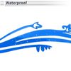 RATCHROLL Reflective Bumper Decal Reflective Blue Irregular Long Tail Butterfly Pattern Reflective Car Sticker Personalized Decoration