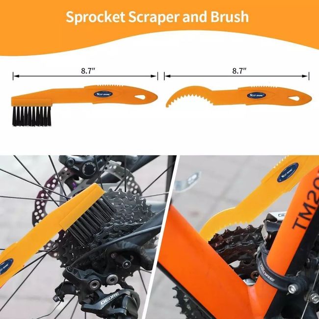 6PCS Car Bike Motorcycle Wash Cleaning Tool Kit Frame Mudguard Detail  Cleaning