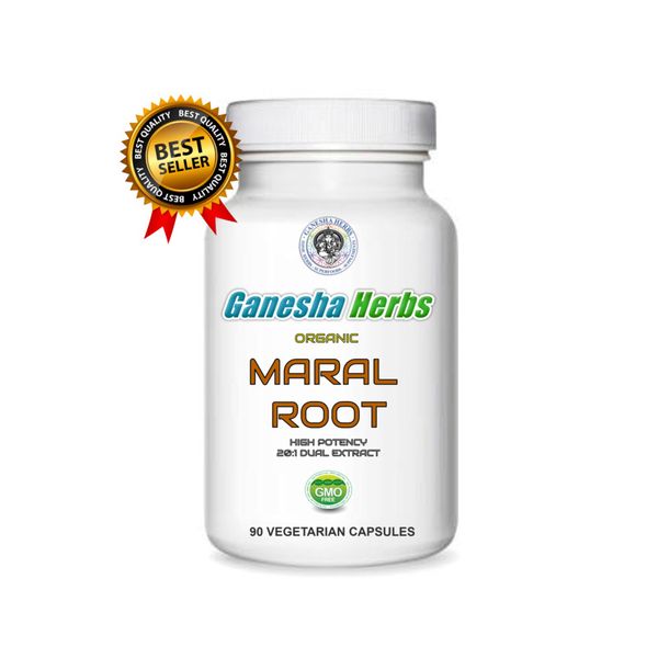 MARAL ROOT (Rhaponticum Carthamoides)  High Potency Extract 90 CAPSULES