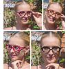 Eyekepper 12 pack Blue Light Blocking Reading Glasses Oval Computer Readers for Women +0.75