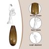 Benaewa 2 Pcs Light Pull Cord, Wood Pull Cord Handle with 150cm Extension, String Handle Connector for Bathroom, Fan Switch