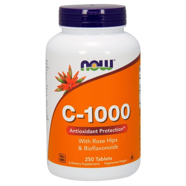 NOW Foods Vitamin C-1000, 250 Tablets