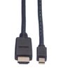VALUE Mini DisplayPort Kabel, Mini DP-HDTV, ST/ST, schwarz, 3,0 m