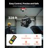 Electric Hoist 880lbs Crane Winch with Wireless Remote Control 850W 110V