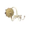 DISTRESSED ROTATING WALL Multi Hook with 6 Hooks Spinner Metal Wall Hanger