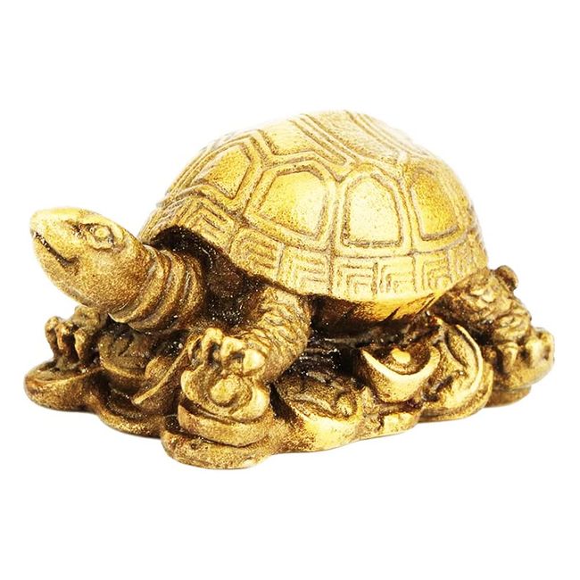 Atyhao Rising Money Luck, Prosperous Business, Money Luck Up, Finance, Luck, Interior Object, Ornament, Health Luck, Increase Money (Turtle Figurine)