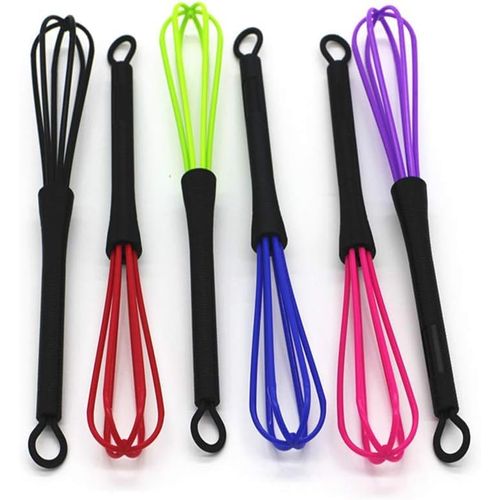 1Pc Random 6 Colors Plastic Hairdressing Dye Cream Whisk Hair Color Mixer Hair Care Styling Tools Mixer Tool Hair Color Mixing Bowls