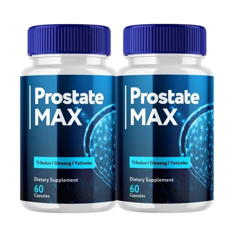 2-Pack Prostate Max Capsules Natural Support for Health & Wellness -120 ...