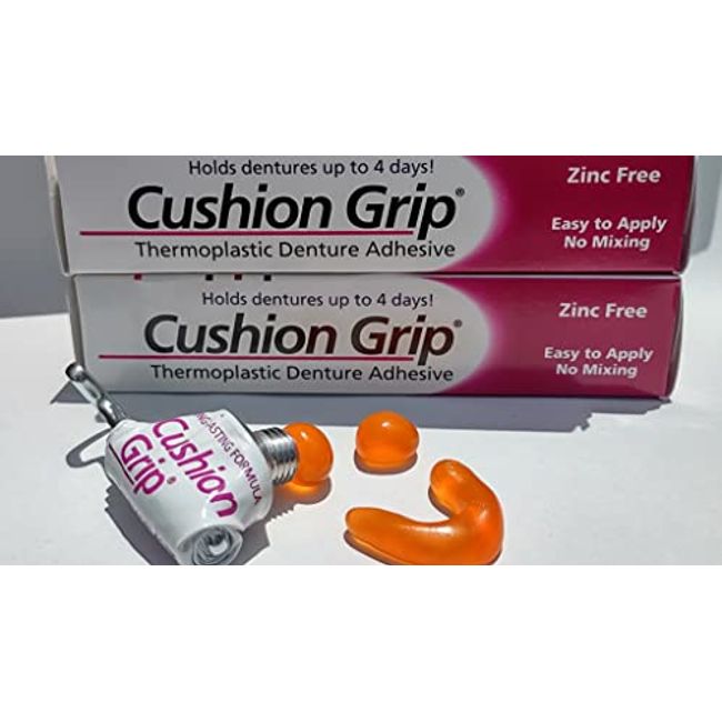 Cushion Grip - Soft thermoplastic for refitting dentures