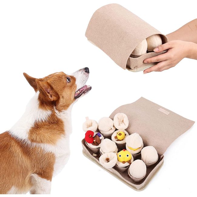 Interactive Dog Snuffle Mat - Slow Feeding Nose Work Toy For Pet