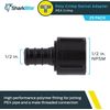 25 SharkBite 1/2 Inch Poly Crimp Swivel Adapter, PEX Pipe, PE-RT, UP526