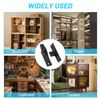 XdealCozyxc 8 Pairs Bath Panel Clips, Bath Panel Fixing Kit for Kitchen Cabinets Wardrobe Bed Table