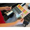 Color Hearing for Developing Absolute Pitch - Piano Keyboard Stickers for Learning Notes - Removable, up to 88 Keys